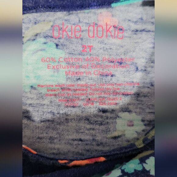 Girl 2t floral top - Picture 2 of 3